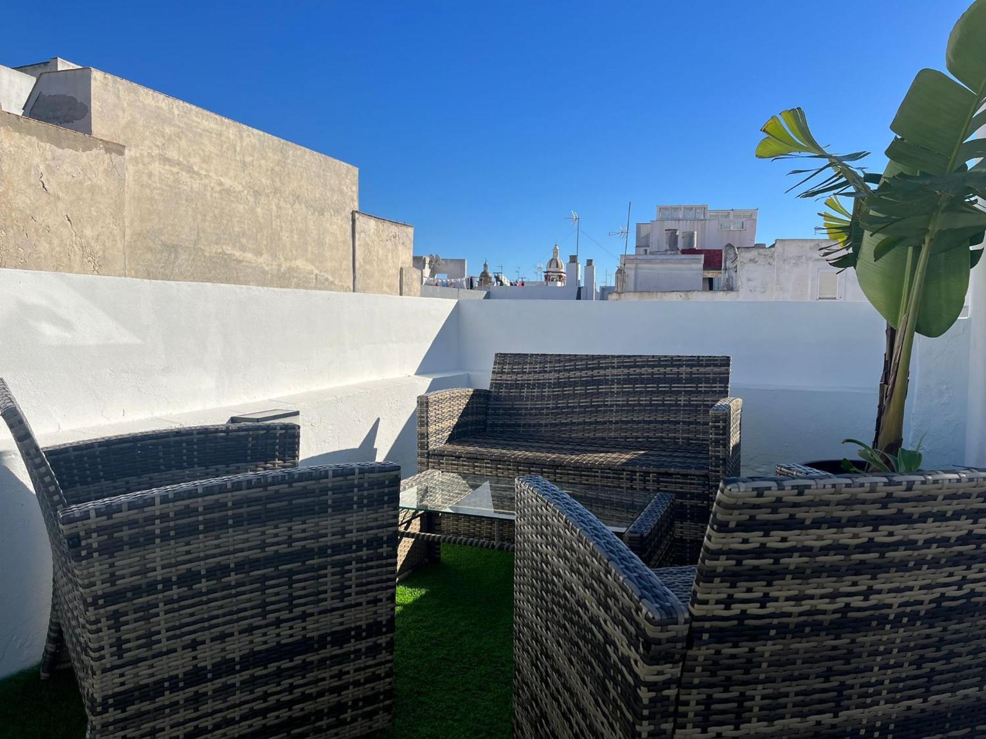 Hidden Gem Penthouse El Meson Apartment Cadiz Bagian luar foto
