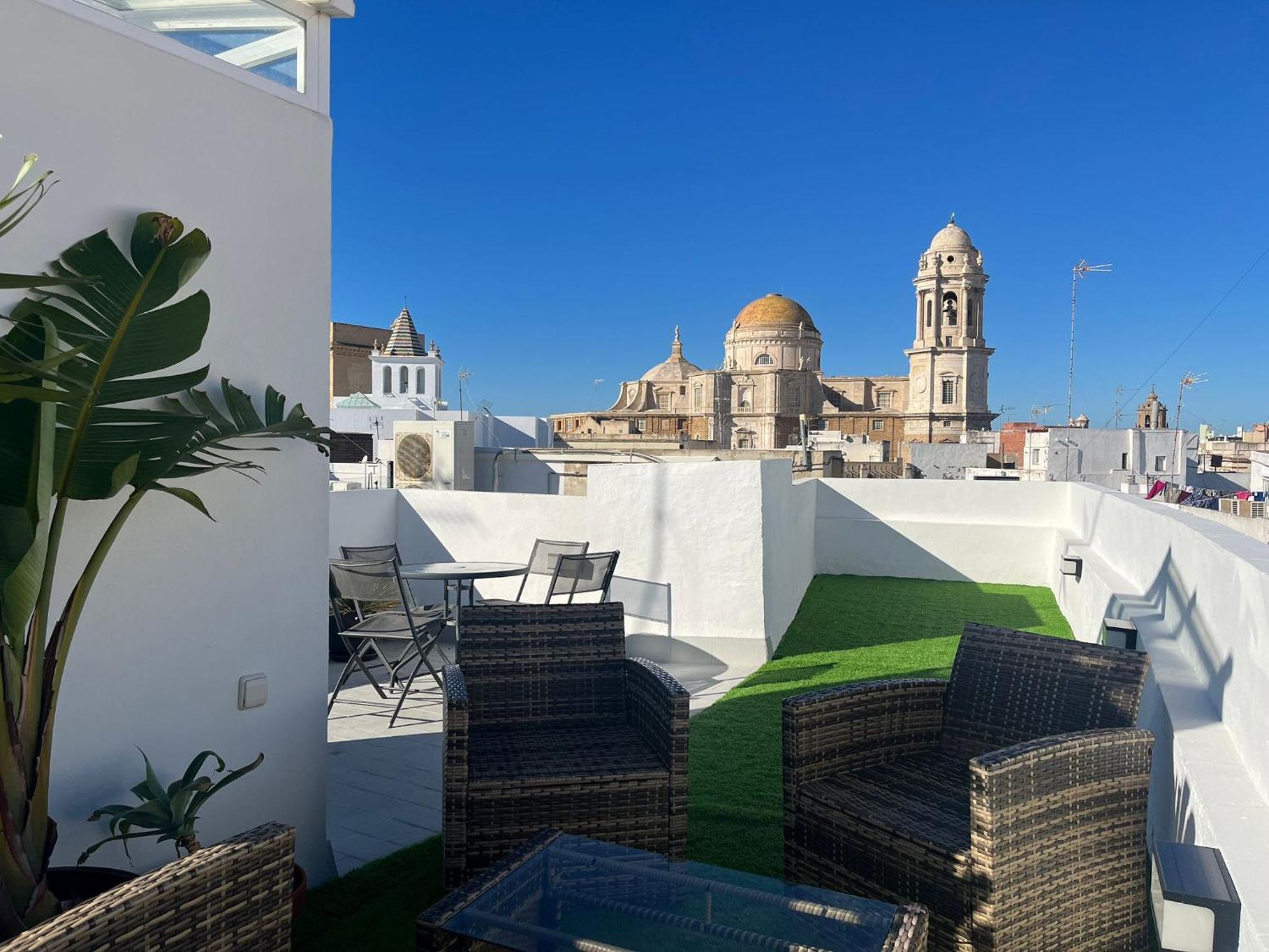 Hidden Gem Penthouse El Meson Apartment Cadiz Bagian luar foto